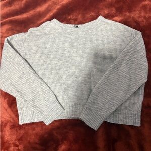 H&M Light Gray Women's Crew Neck Sweater